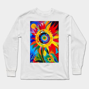 Sunflower Serenade: Nature's Vibrant Beauty Long Sleeve T-Shirt